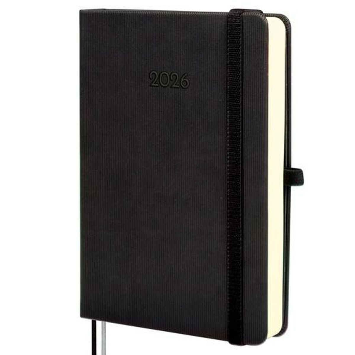 Agenda Finocam MÍNIMAL TEXTURA Negro 11,8 x 16,8 cm 2026