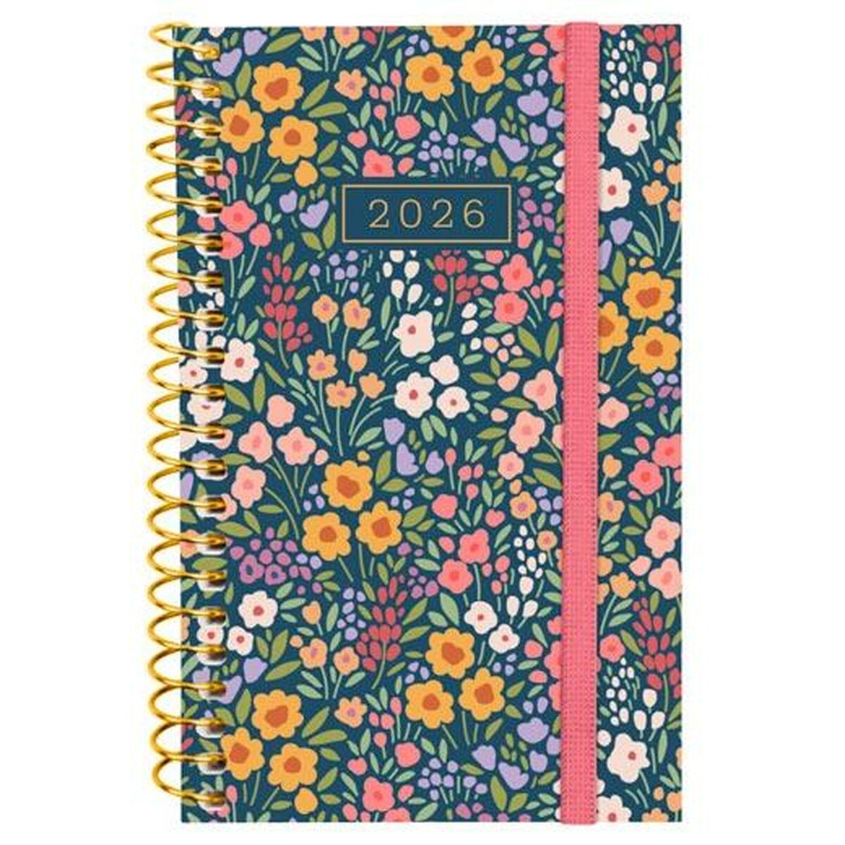 Agenda Finocam DESIGN COLLECTION Flora Mini 7,9 x 12,7 cm 2026