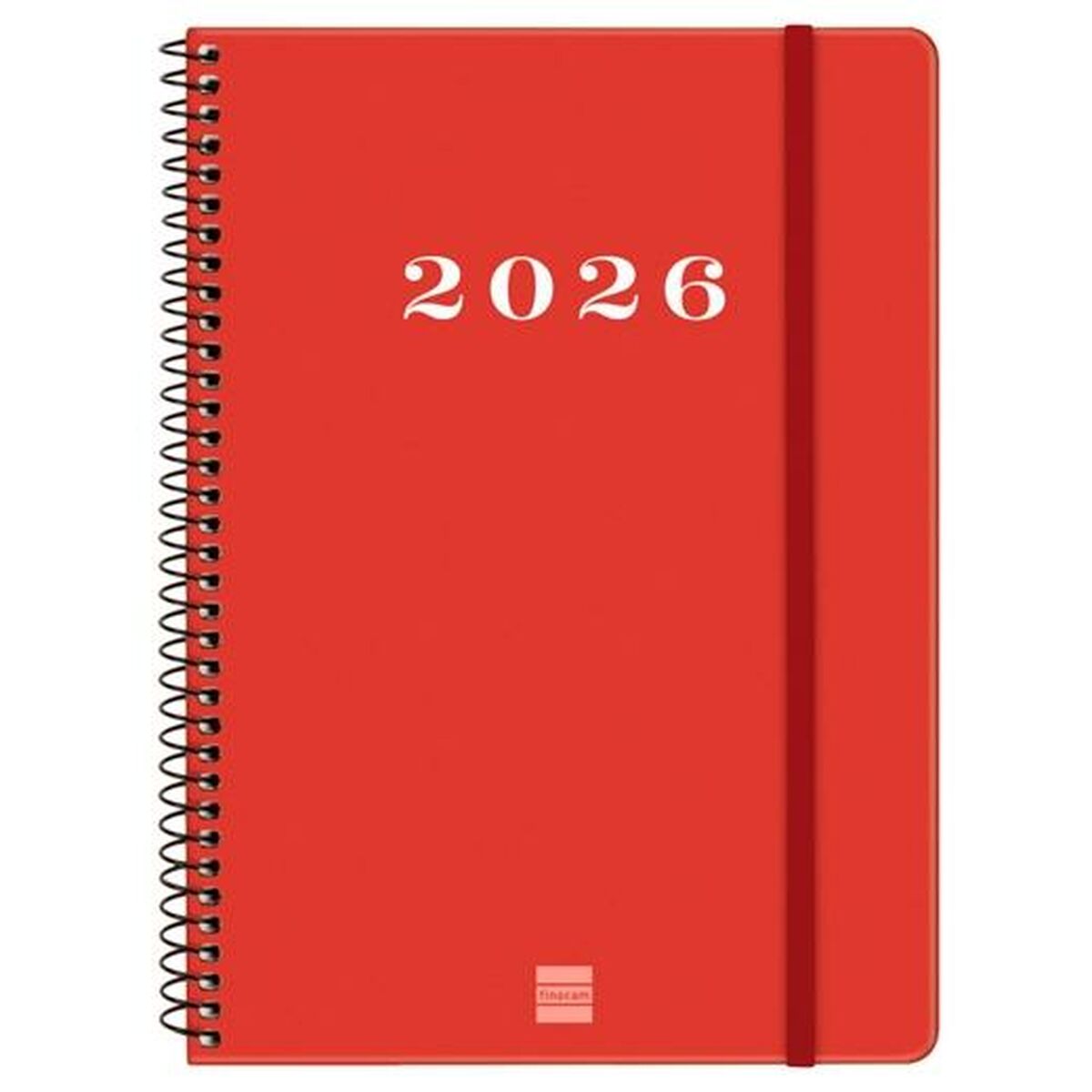 Agenda Finocam MY Rojo A5 15,5 x 21,2 cm 2026