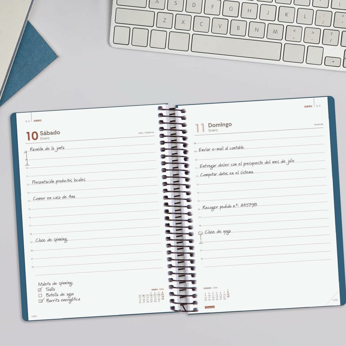 Agenda Finocam MY Azul A5 15,5 x 21,2 cm 2026