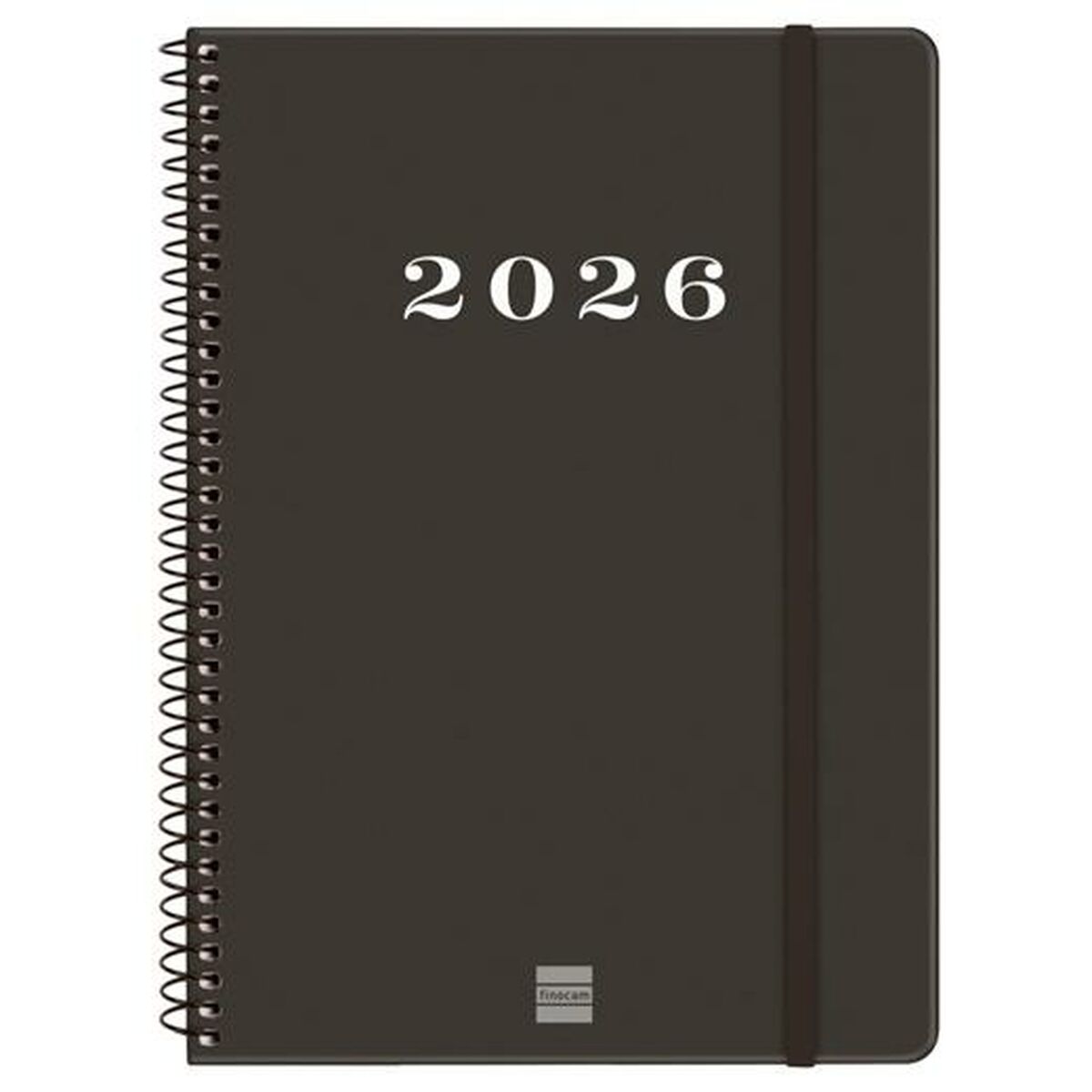 Agenda Finocam MY Negro A5 15,5 x 21,2 cm 2026