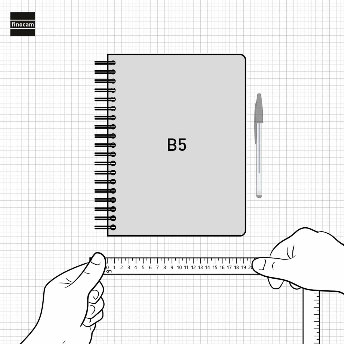 Agenda Finocam OPTIMAL B5 17,6 x 25 cm 2026