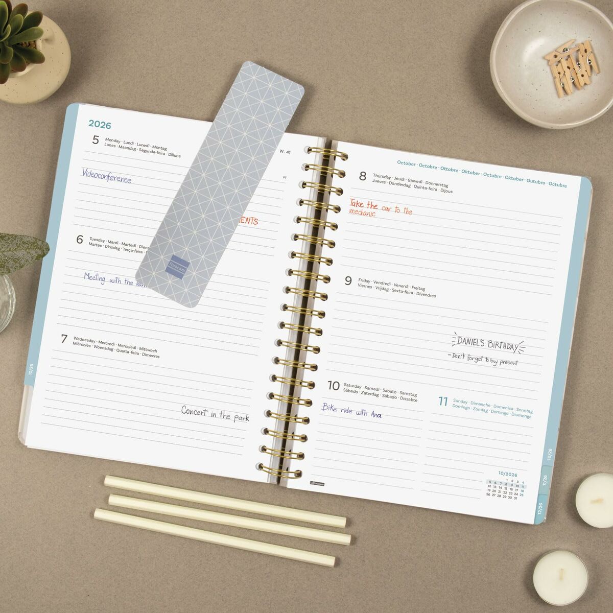 Agenda Finocam OPTIMAL B5 17,6 x 25 cm 2026