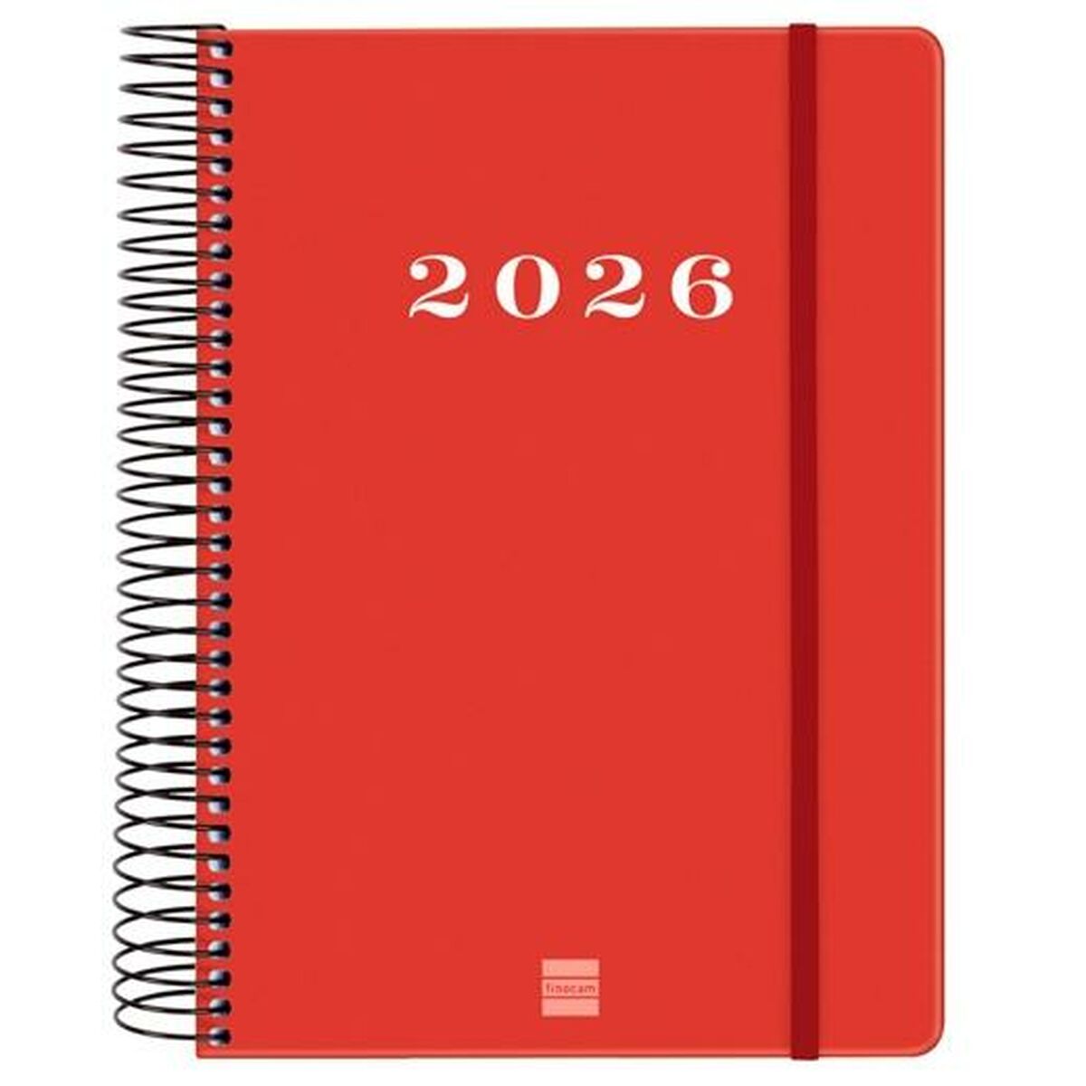 Agenda Finocam MY Rojo A5 15,5 x 21,2 cm 2026