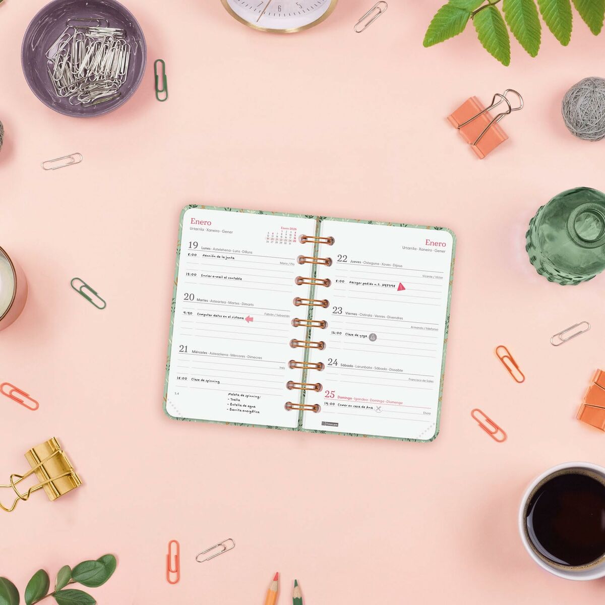 Agenda Finocam YOU 7,9 x 12,7 cm 2026