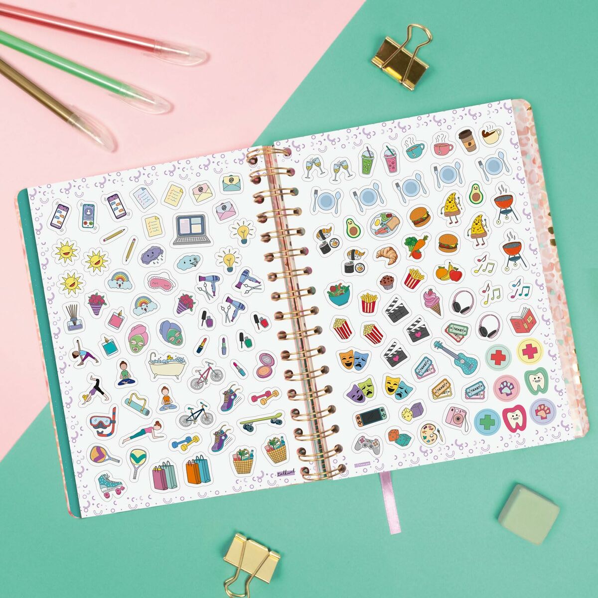 Agenda Finocam TALKUAL A5 15,5 x 21,7 cm Dorado 2026