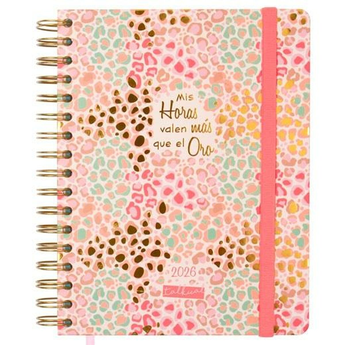 Agenda Finocam TALKUAL A5 15,5 x 21,7 cm Dorado 2026