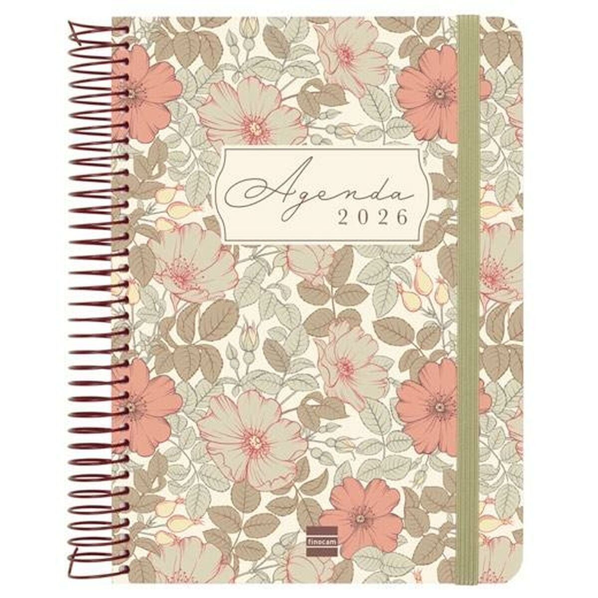 Agenda Finocam CLOE A5 15,5 x 21,2 cm Marrón 2026