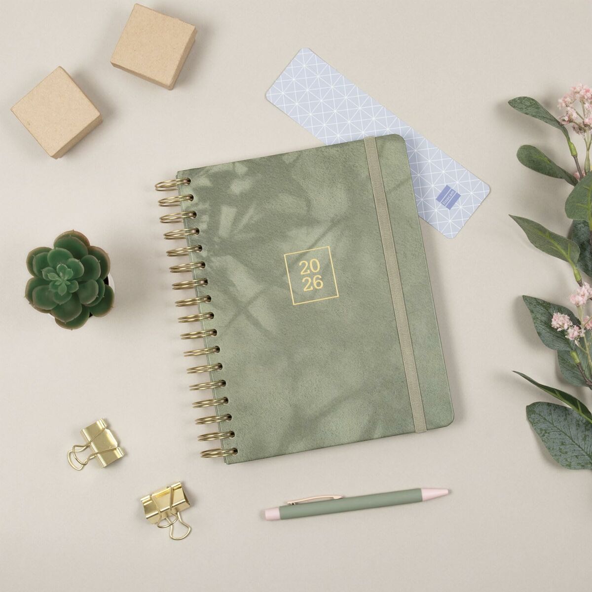 Agenda Finocam OPTIMAL Cuarto 15,5 x 21,5 cm 2026