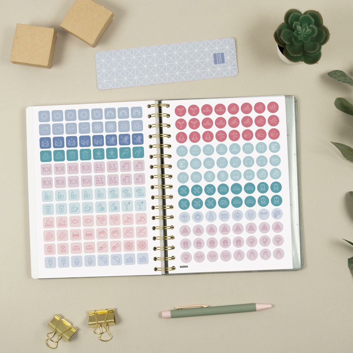 Agenda Finocam OPTIMAL Cuarto 15,5 x 21,5 cm 2026