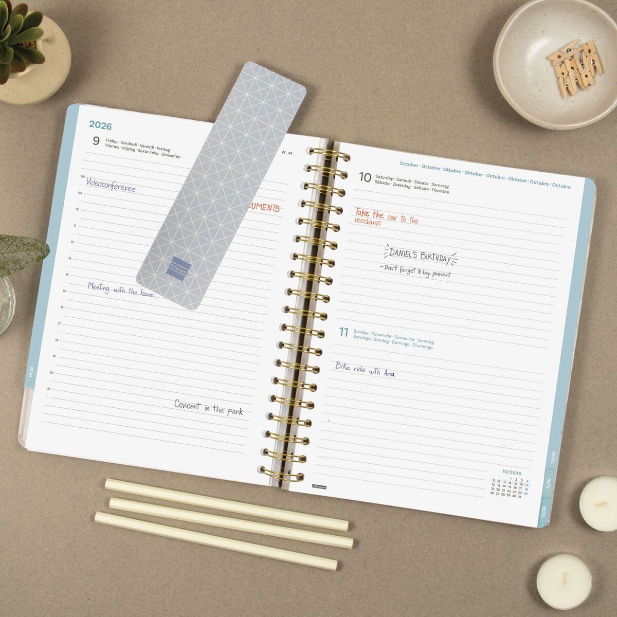 Agenda Finocam OPTIMAL B5 17,6 x 25 cm 2026