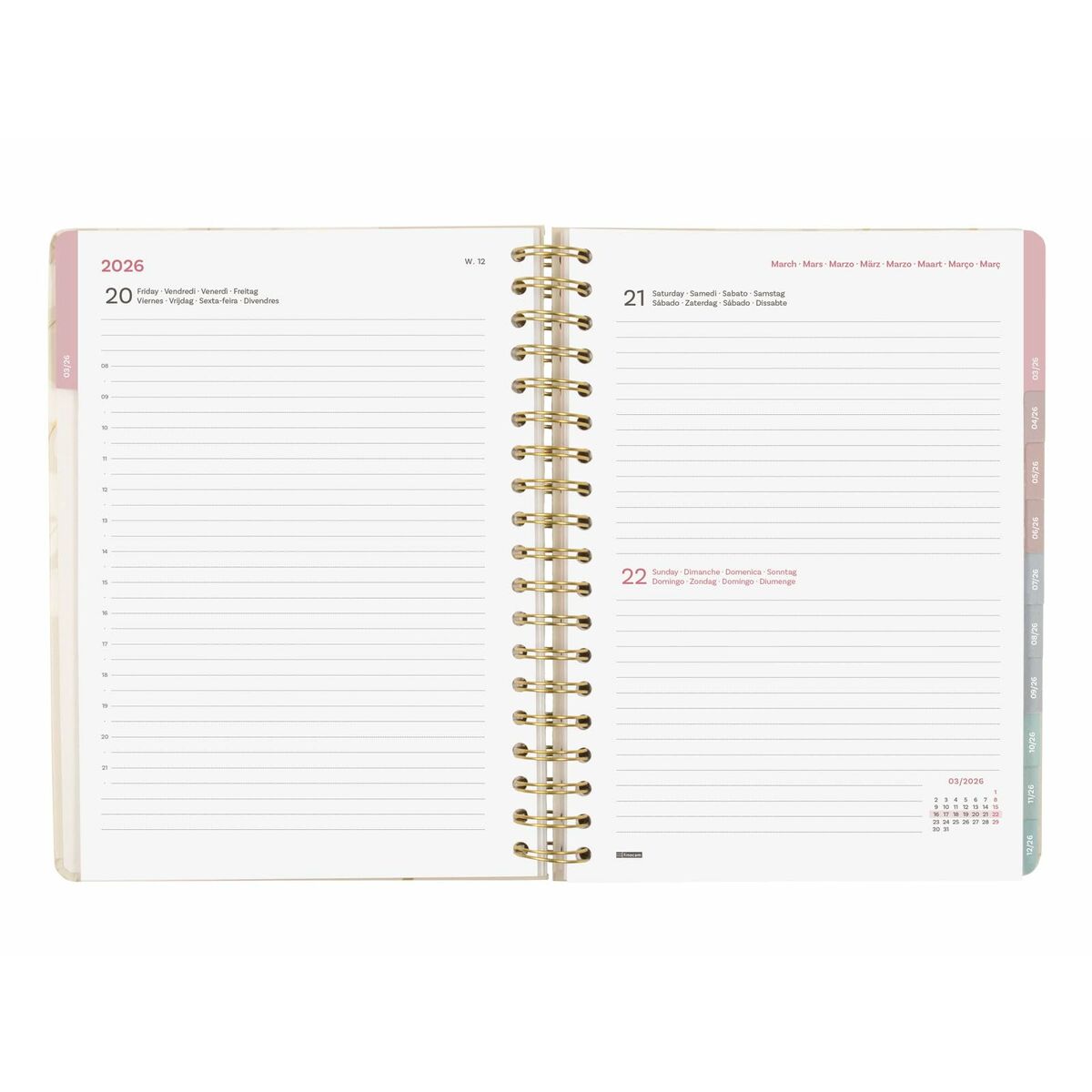 Agenda Finocam OPTIMAL B5 17,6 x 25 cm 2026