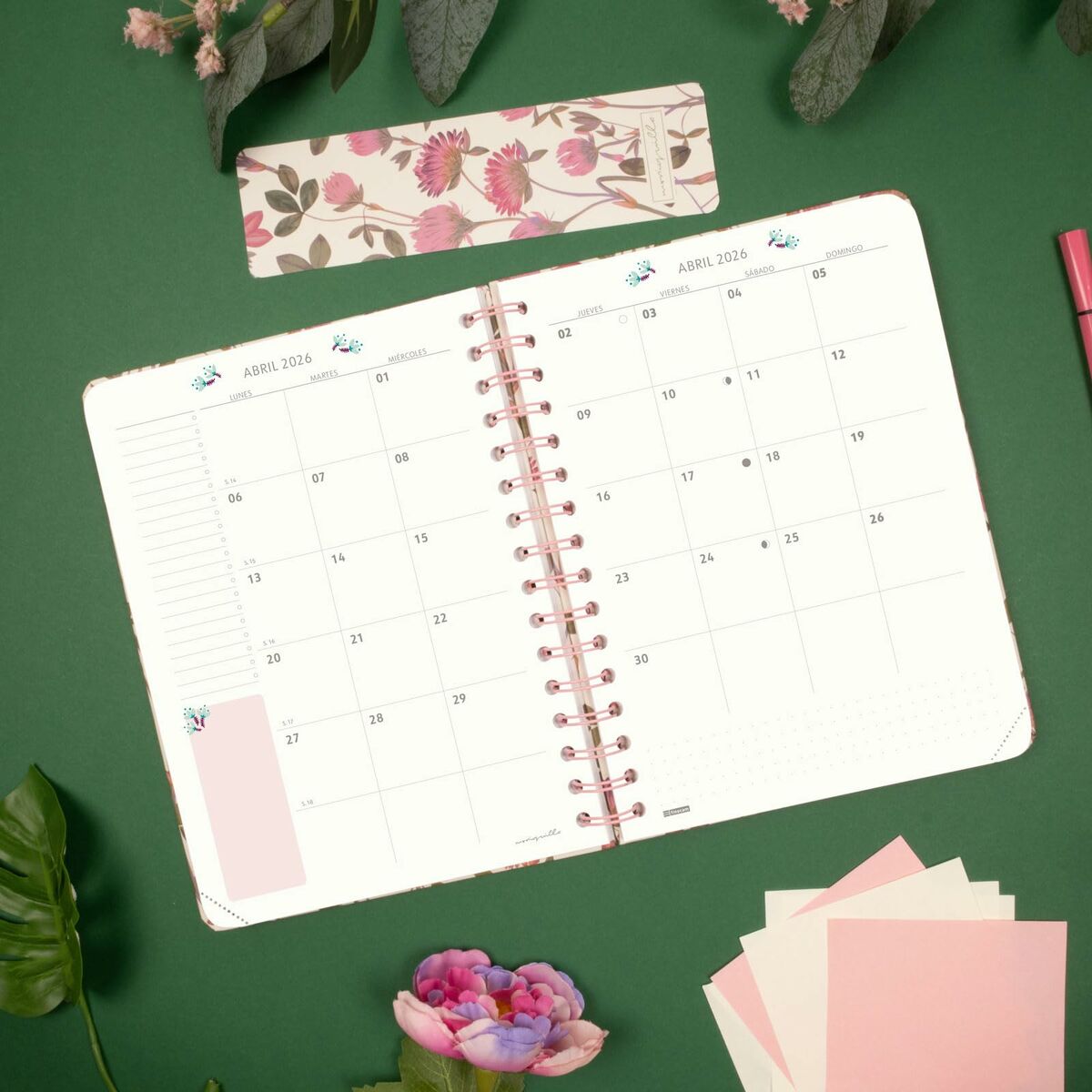 Agenda Finocam MONIQUILLA A5 15,5 x 21,2 cm 2026