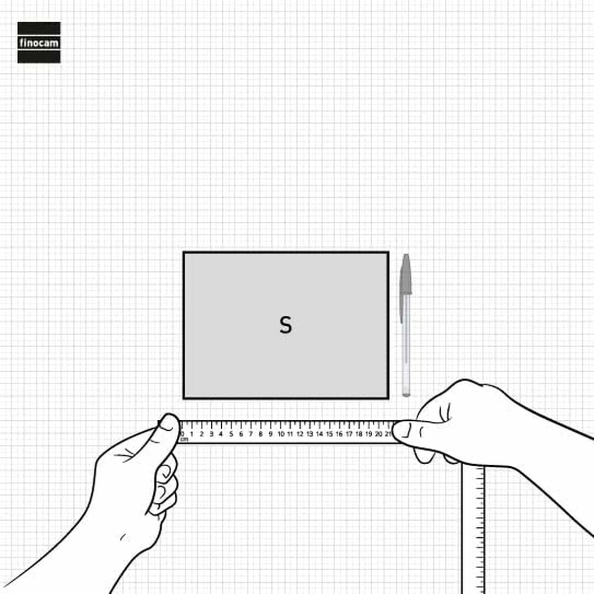 Calendario de pared Finocam A5 Papel 2026 21 x 15 cm