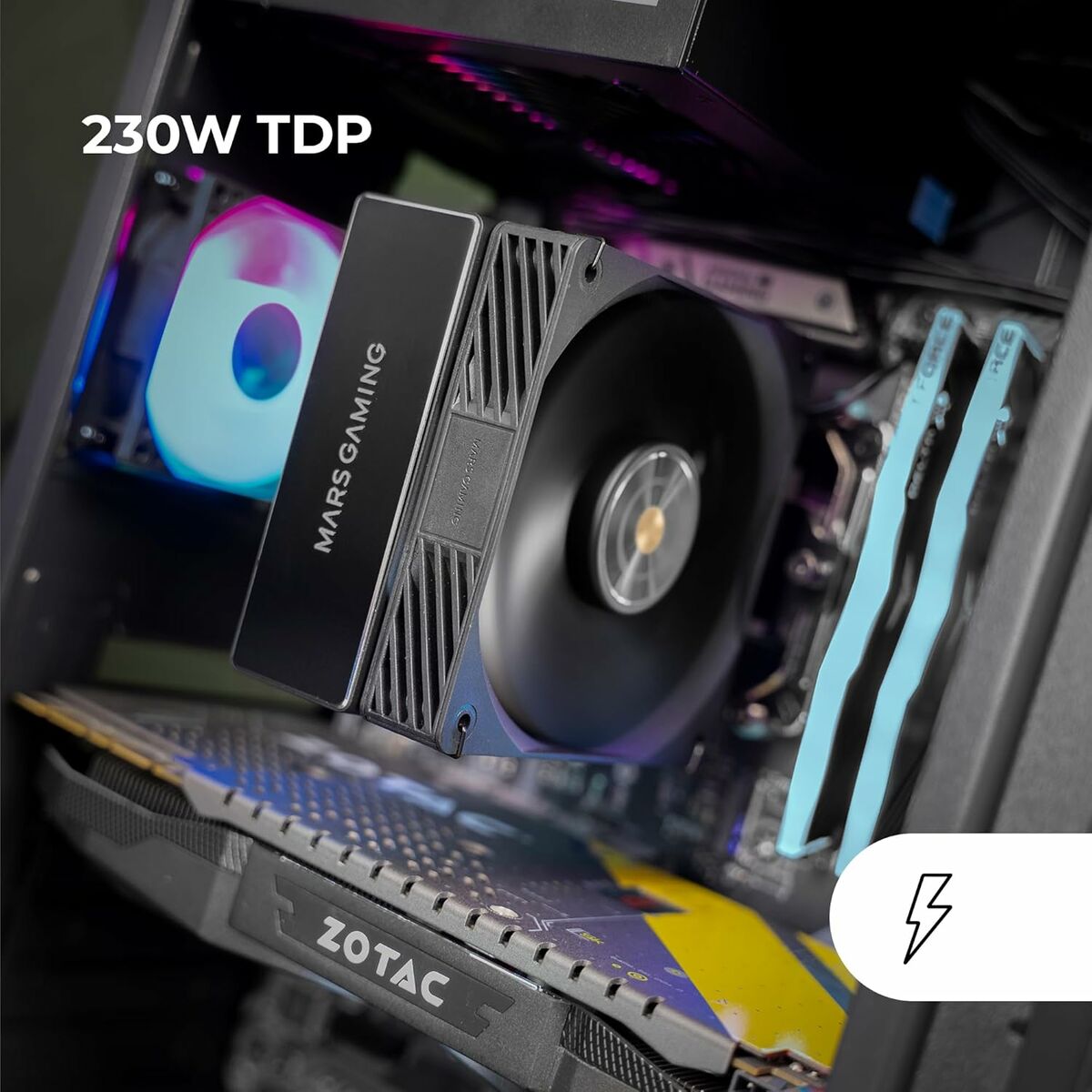 Base de Refrigeración para Portátil Mars Gaming MCPUX4