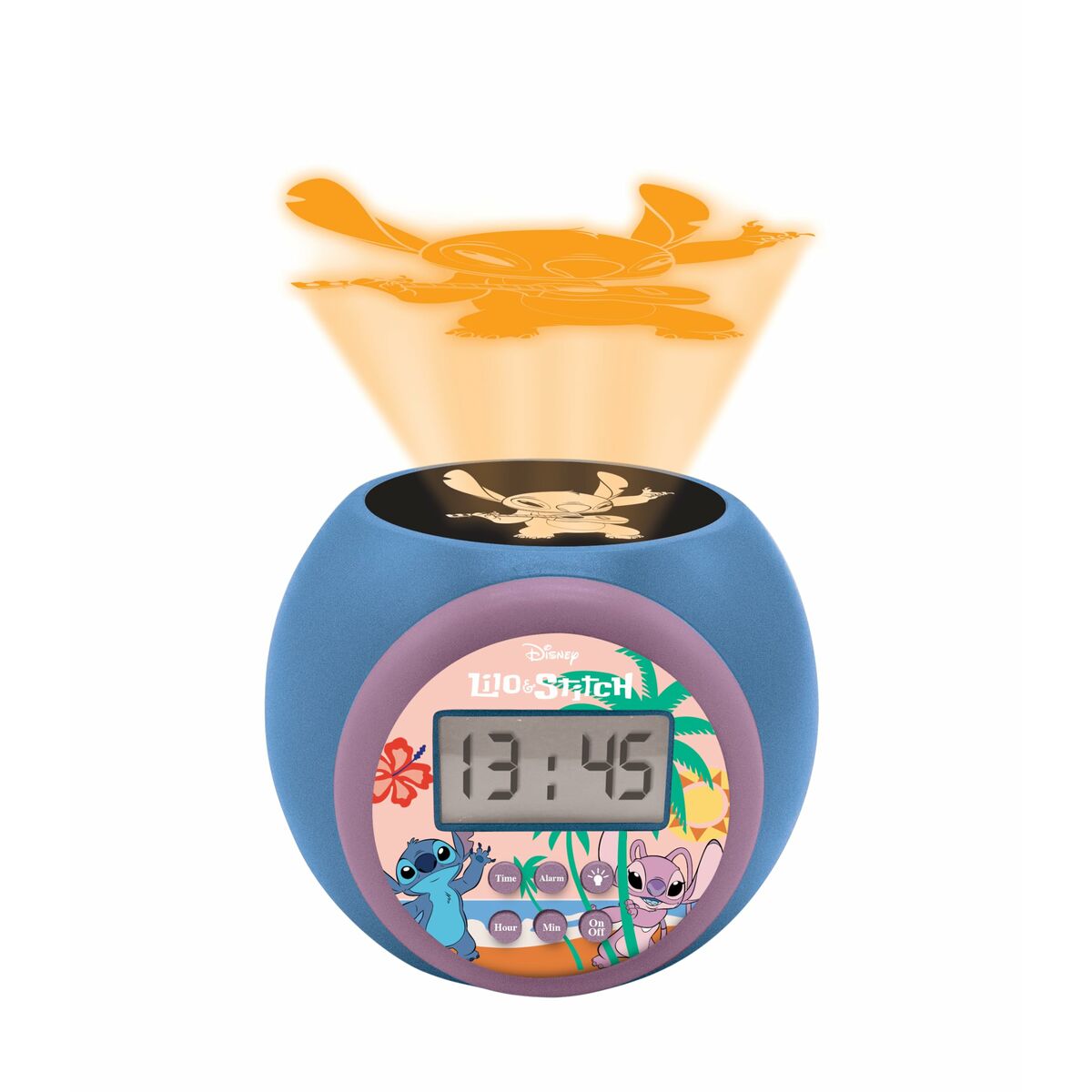 Radio Despertador con Proyector LCD Lexibook Stitch