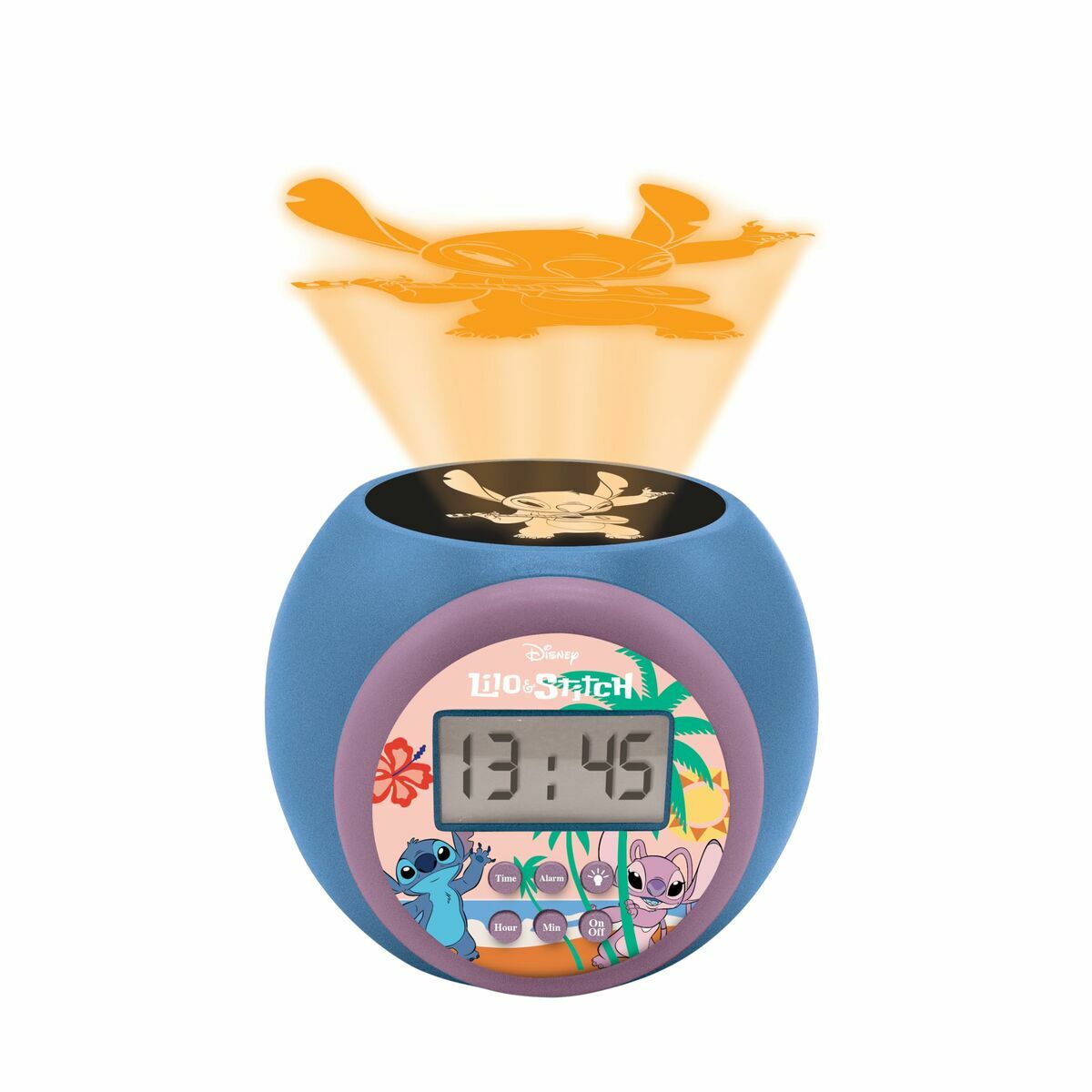 Radio Despertador con Proyector LCD Lexibook Stitch