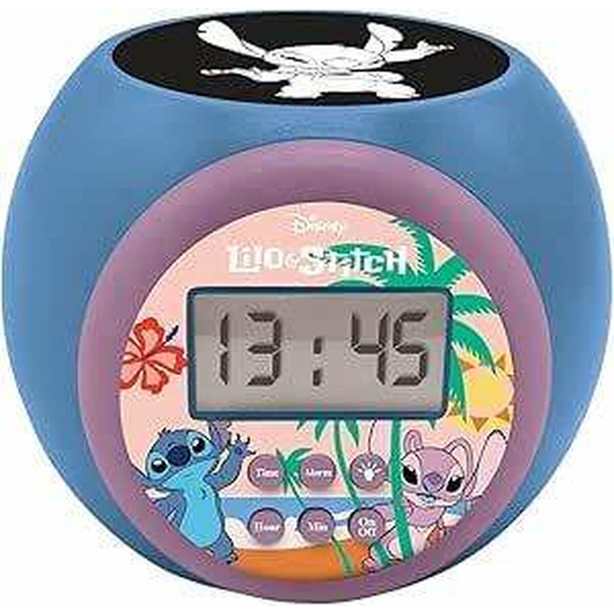 Radio Despertador con Proyector LCD Lexibook Stitch