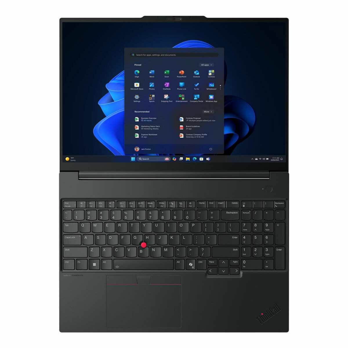 Laptop Lenovo 21SR000QSP Intel Core Ultra 5 225U 16 GB RAM 512 GB SSD Qwerty Español 16"