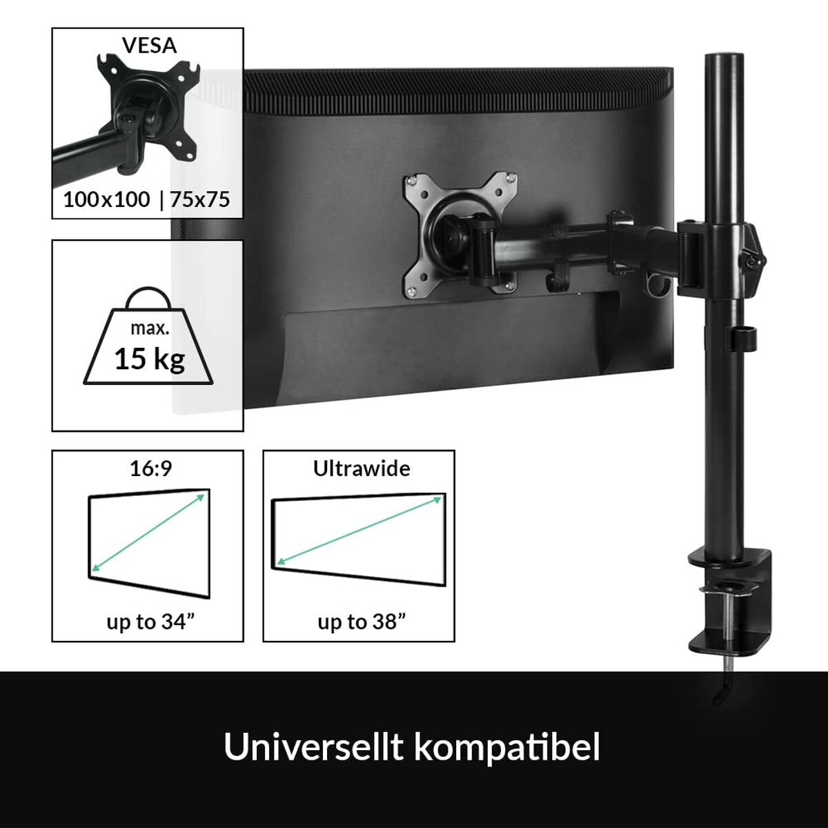 Soporte de Mesa para Pantalla Arctic AEMNT00039A 32" 13"