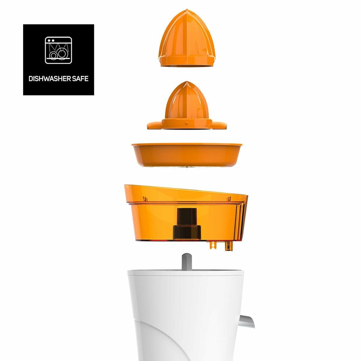 Exprimidor Eléctrico Taurus CITRUS UP Blanco Naranja 200 ml