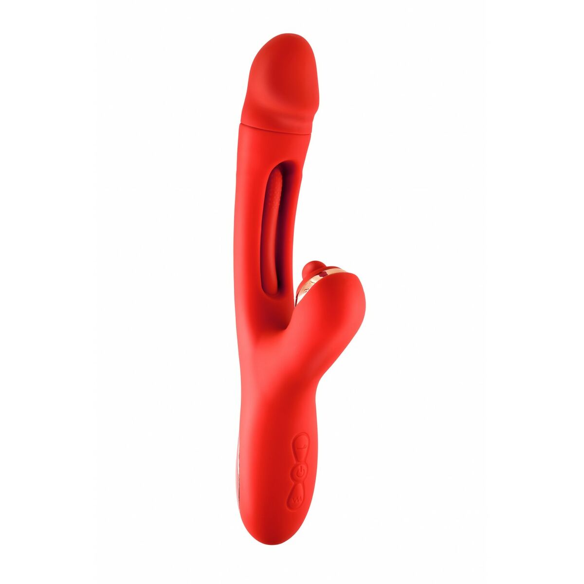 Vibrador Doble Estimulación Yoba JOYFULLY  Rojo