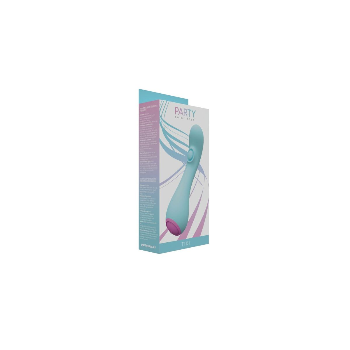 Vibrador Punto G Party Color Toys TIKI Azul