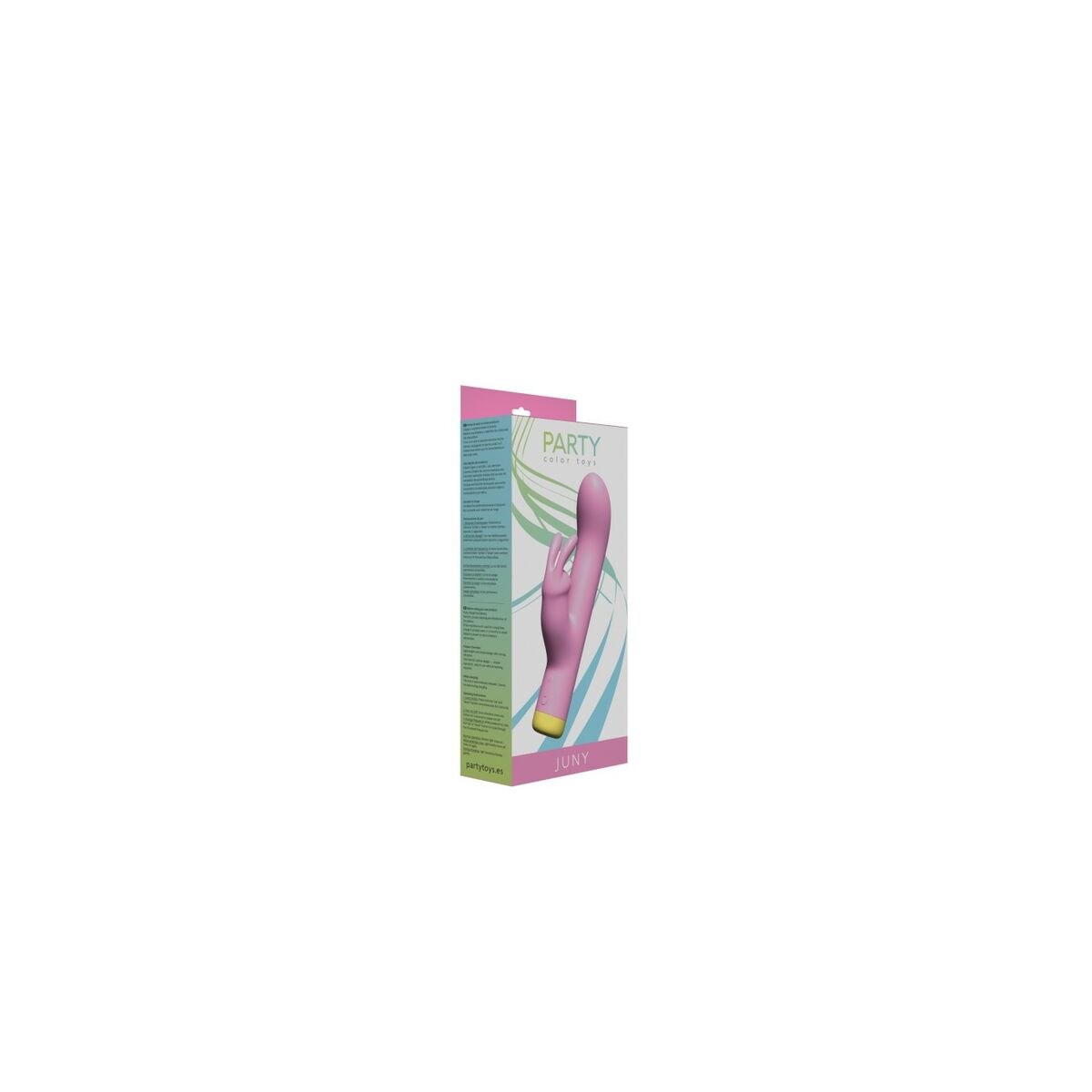 Vibrador Doble Estimulación Party Color Toys JUNY  Rosa