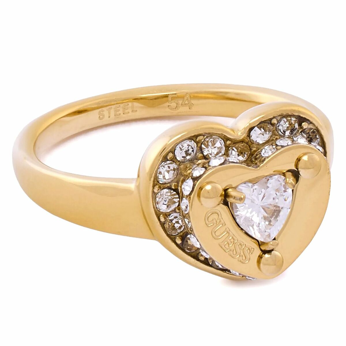 Anillo Mujer Guess JUBR05552JWYG56 Dorado 16