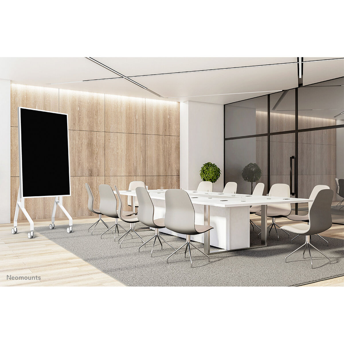 Soporte de Mesa para Pantalla Neomounts FL50-515WH1 55" 65"