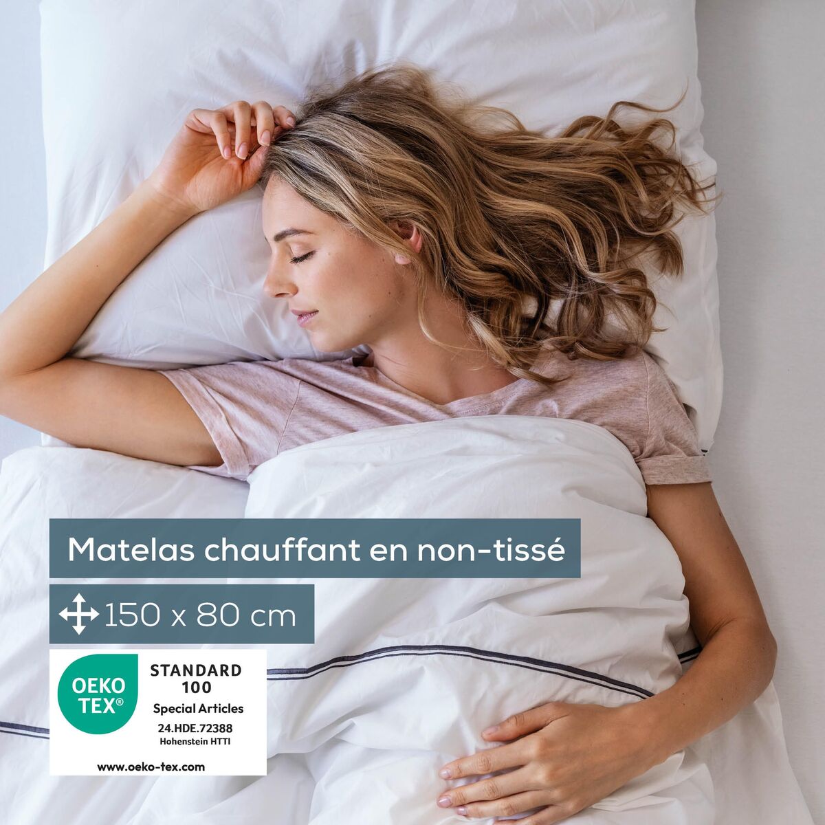 Manta Eléctrica Beurer TS17 150 x 80 cm Blanco Gris 100 % poliéster 65 W