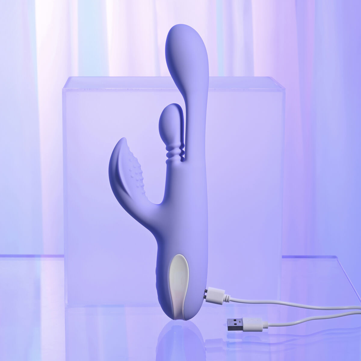 Vibrador Doble Estimulación Evolved Playboy Morado Púrpura