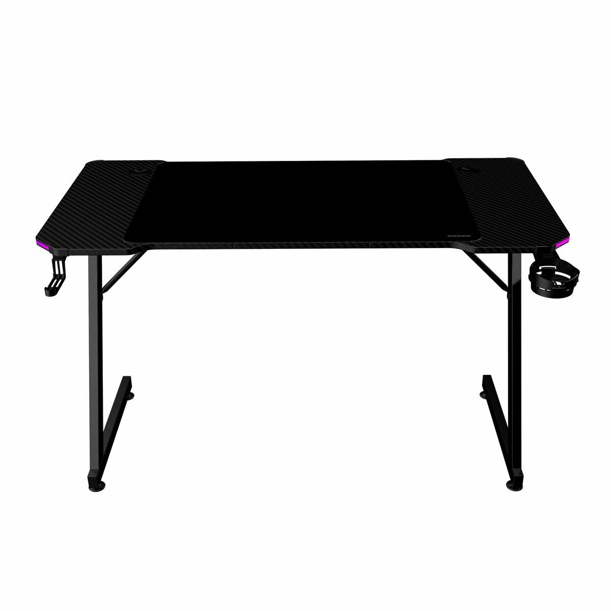 Mesa de Escritorio Gaming Mars Gaming ESCRITORIO ERGO RGB Negro 120 x 60 cm