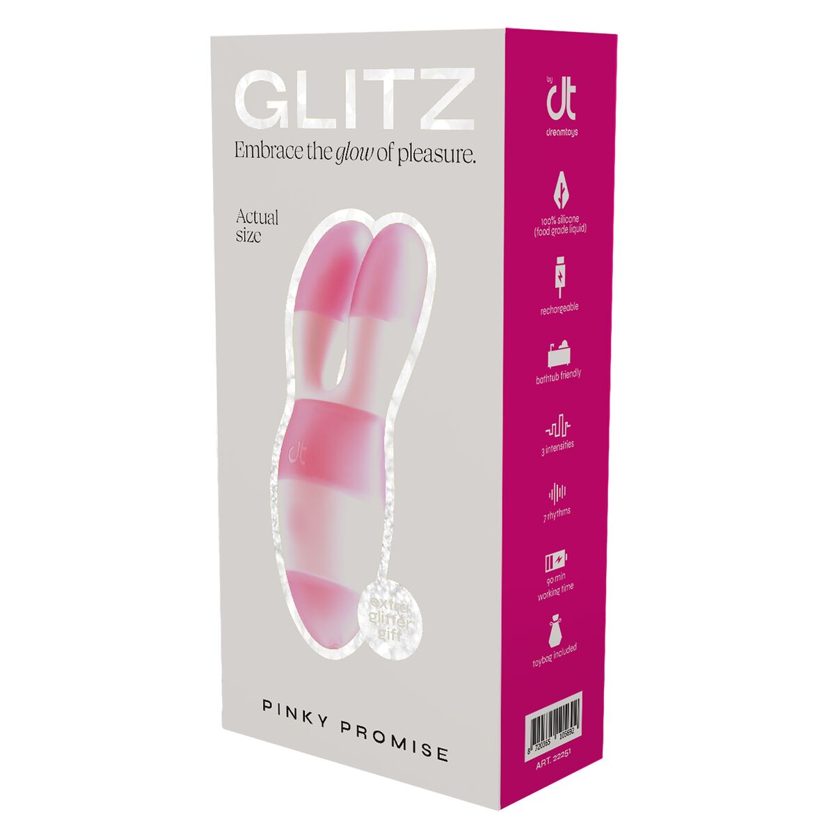 Bala Vibradora Dream Toys Glitz Rosa