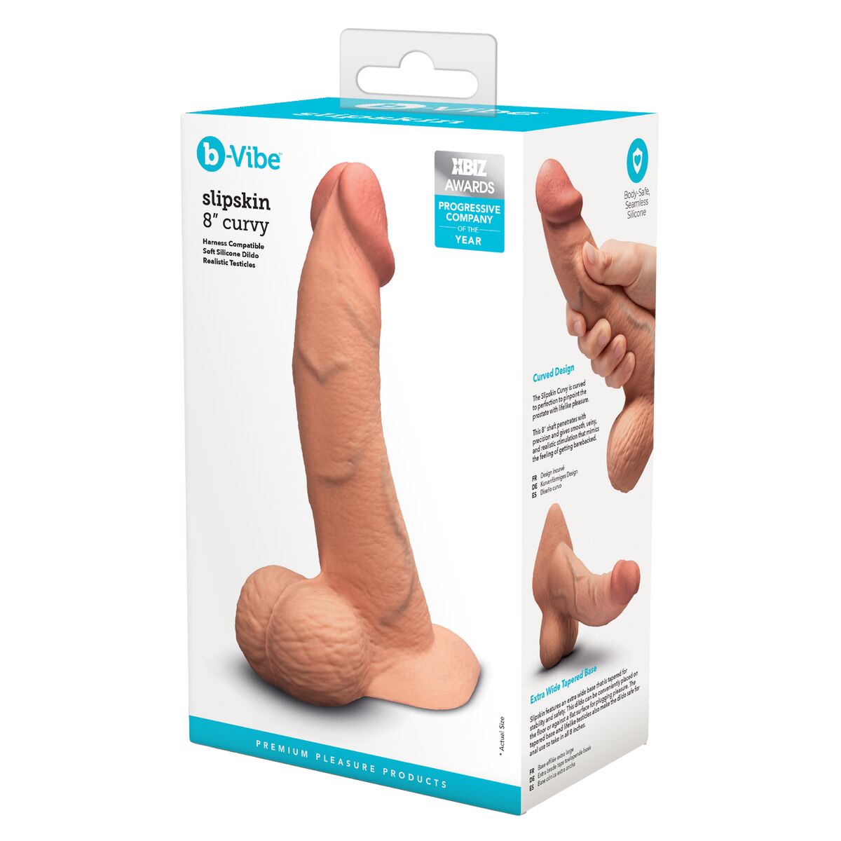 Consolador Realista B-Vibe Silicona Ø 4 cm (15,2 cm)