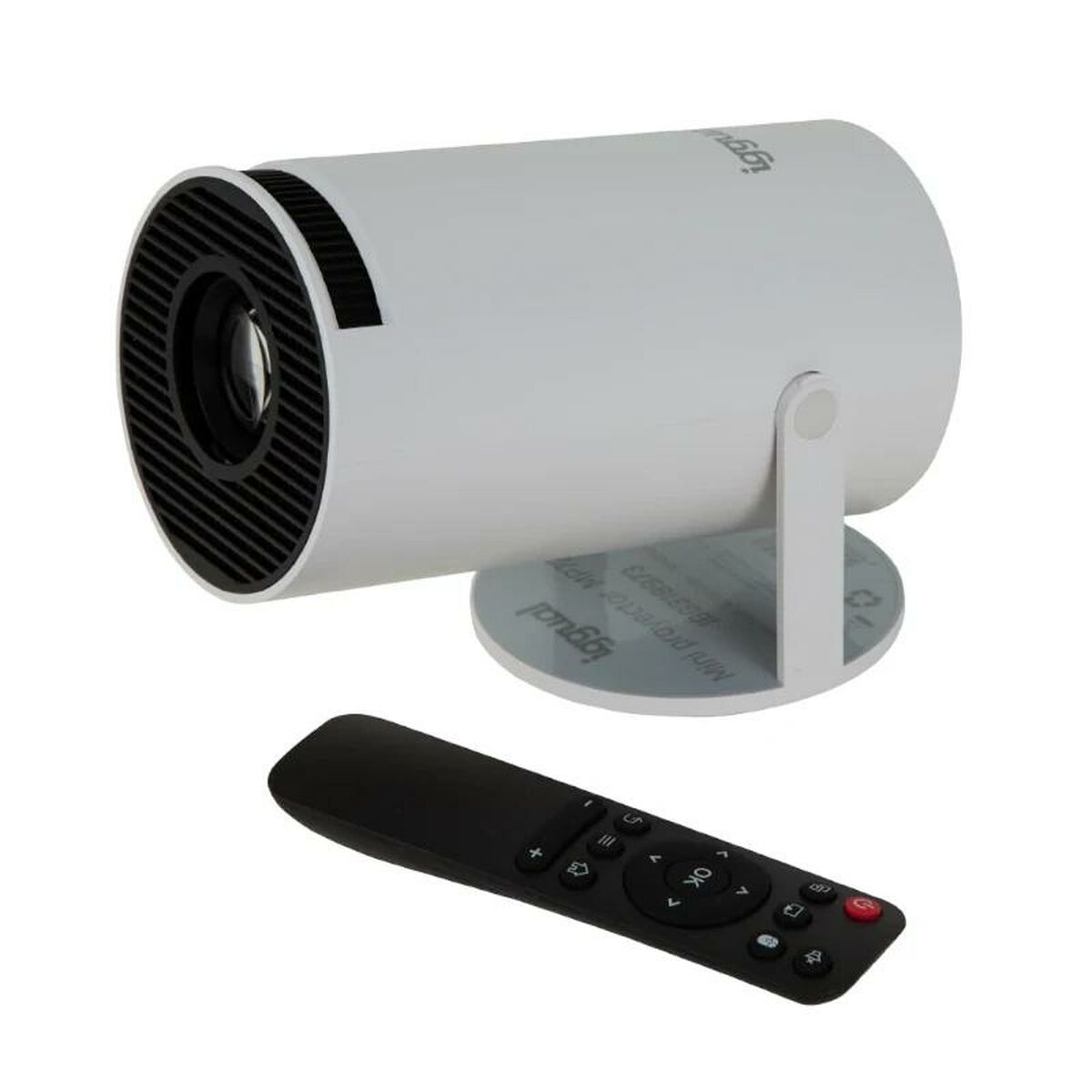Proyector iggual Pack mini proyector + pantalla 120" plegabl HD 1280 x 720 px
