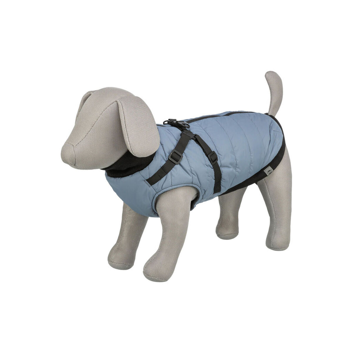 Abrigo para Perro Trixie Azul Gris S