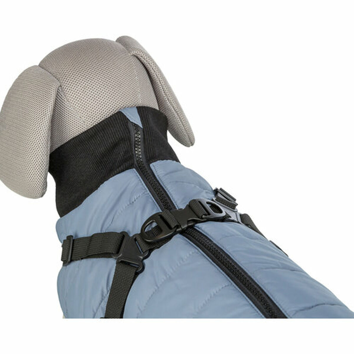 Abrigo para Perro Trixie Azul Gris M