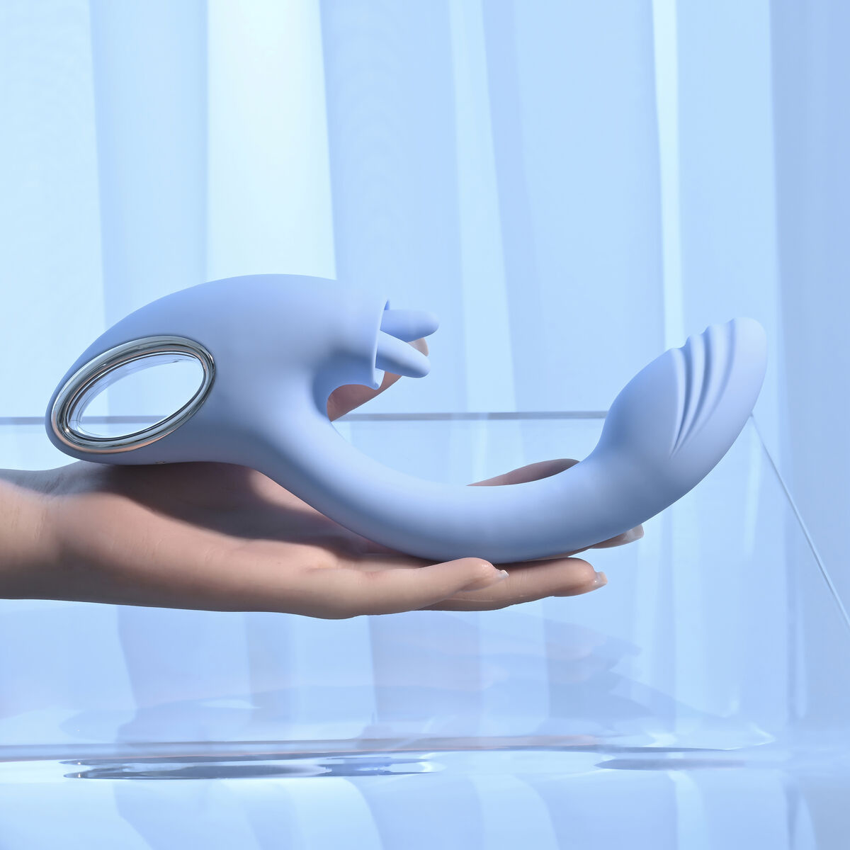 Vibrador Doble Estimulación Evolved Playboy Azul