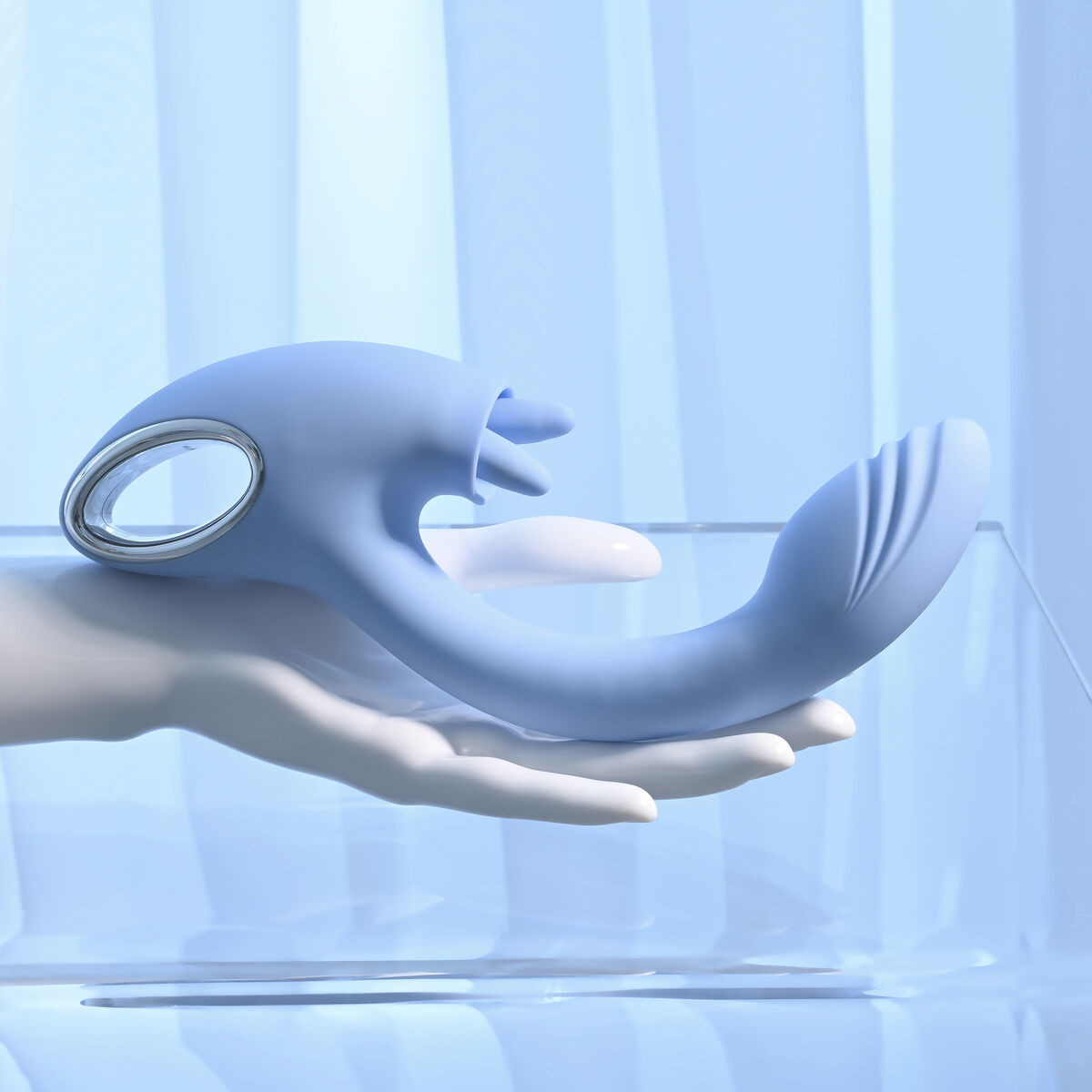 Vibrador Doble Estimulación Evolved Playboy Azul