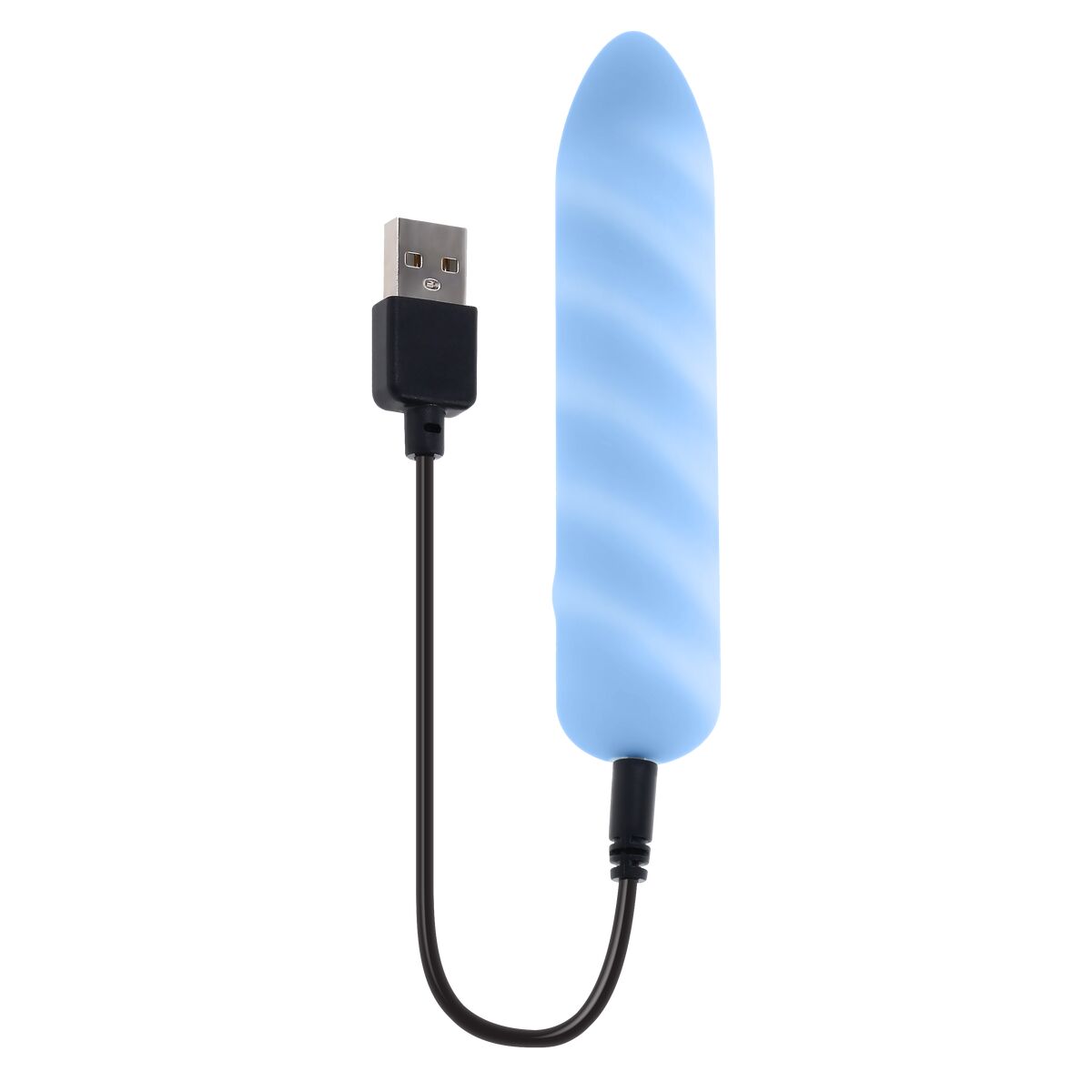 Vibrador Evolved Playboy Azul Blanco