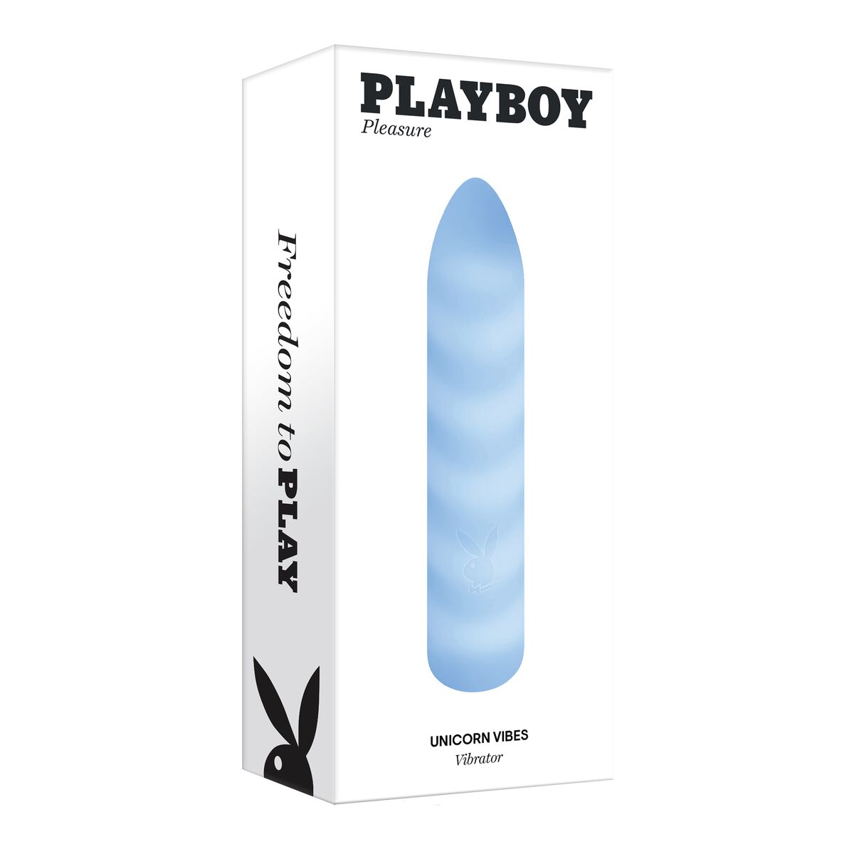 Vibrador Evolved Playboy Azul Blanco