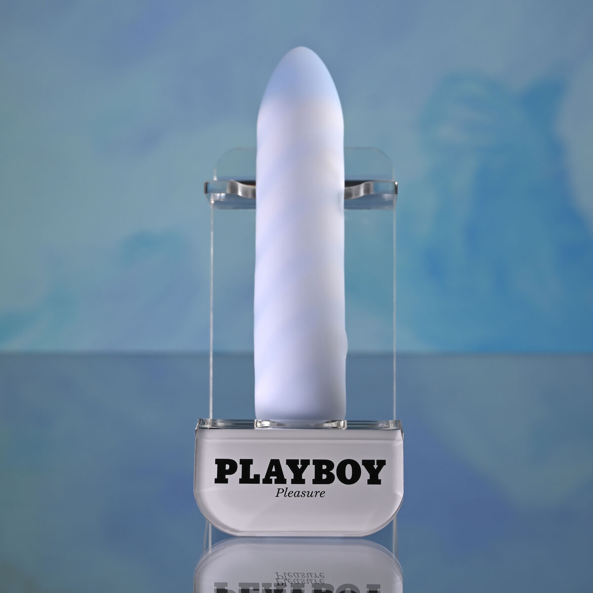 Vibrador Evolved Playboy Azul Blanco