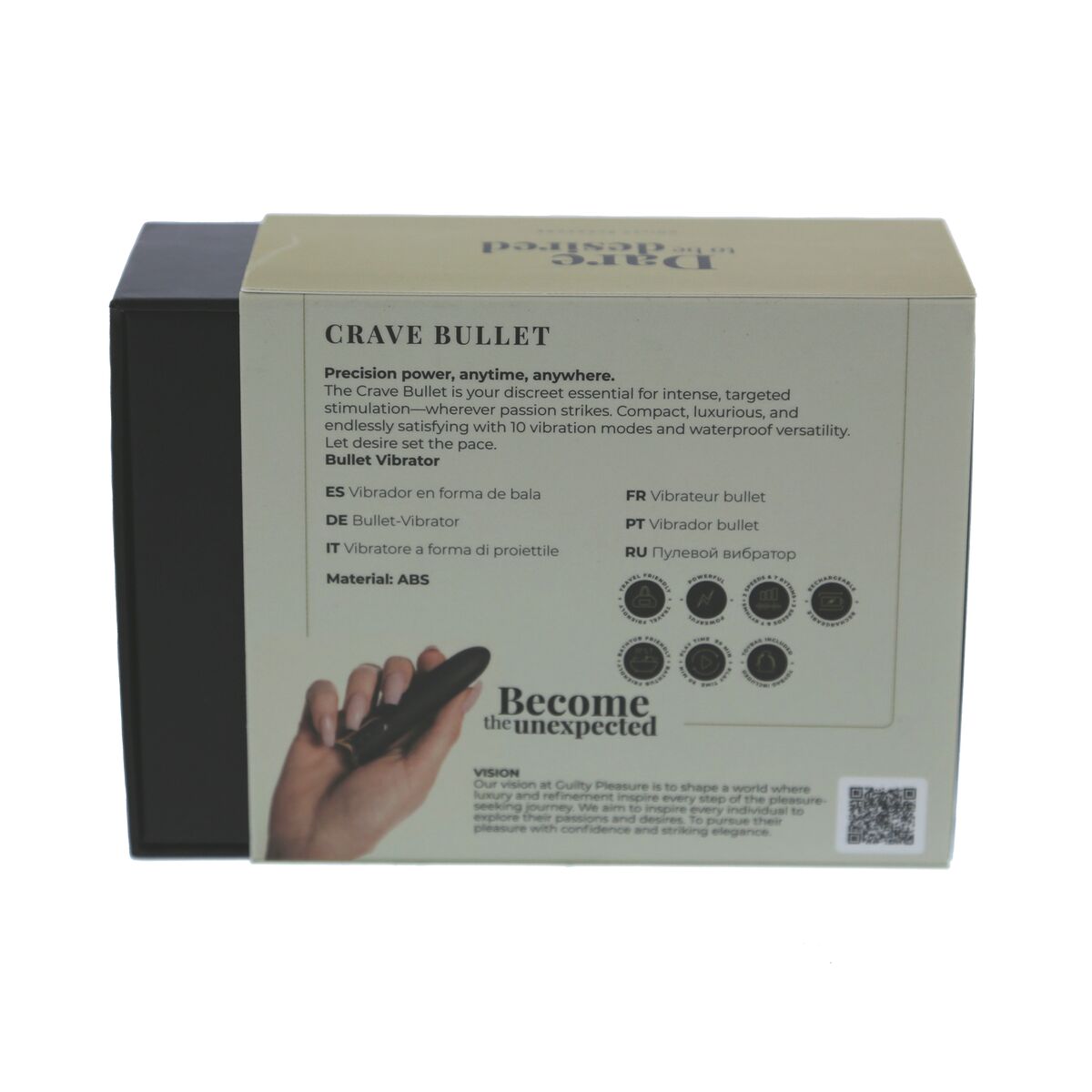 Bala Vibradora Guilty Pleasure Indulge Negro