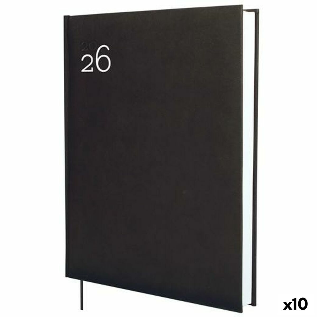 Agenda Finocam DYNAMIC MILANO Negro 21 x 27 cm 2026 (10 Unidades)