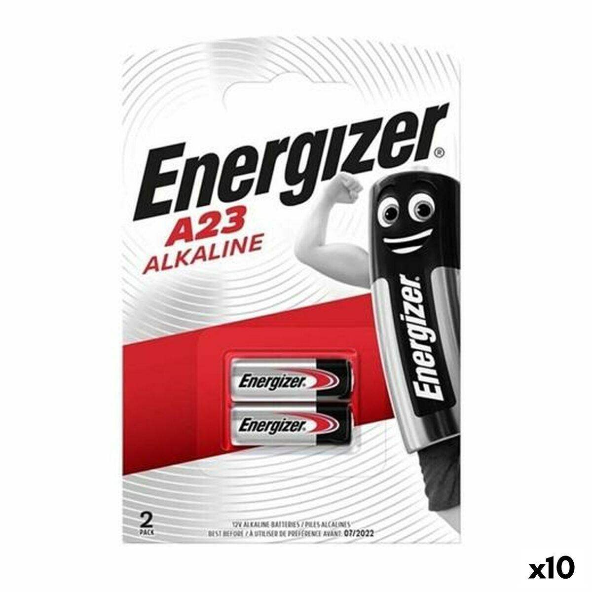 Pilas Energizer 12 V LR23A 2 Piezas (10 Unidades)