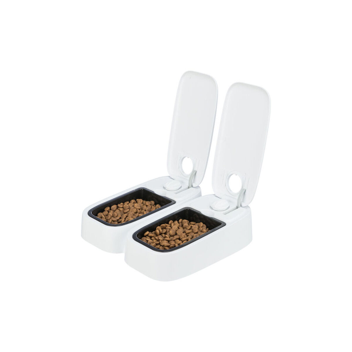 Comedero automático Trixie Blanco Negro Acrílico Plástico