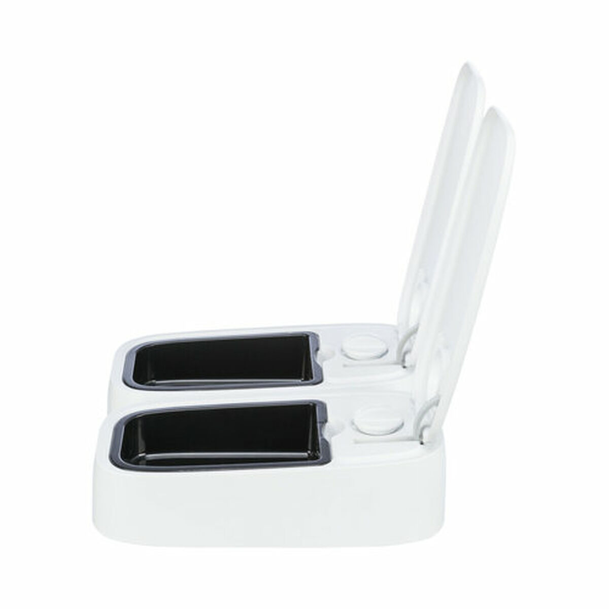 Comedero automático Trixie Blanco Negro Acrílico Plástico