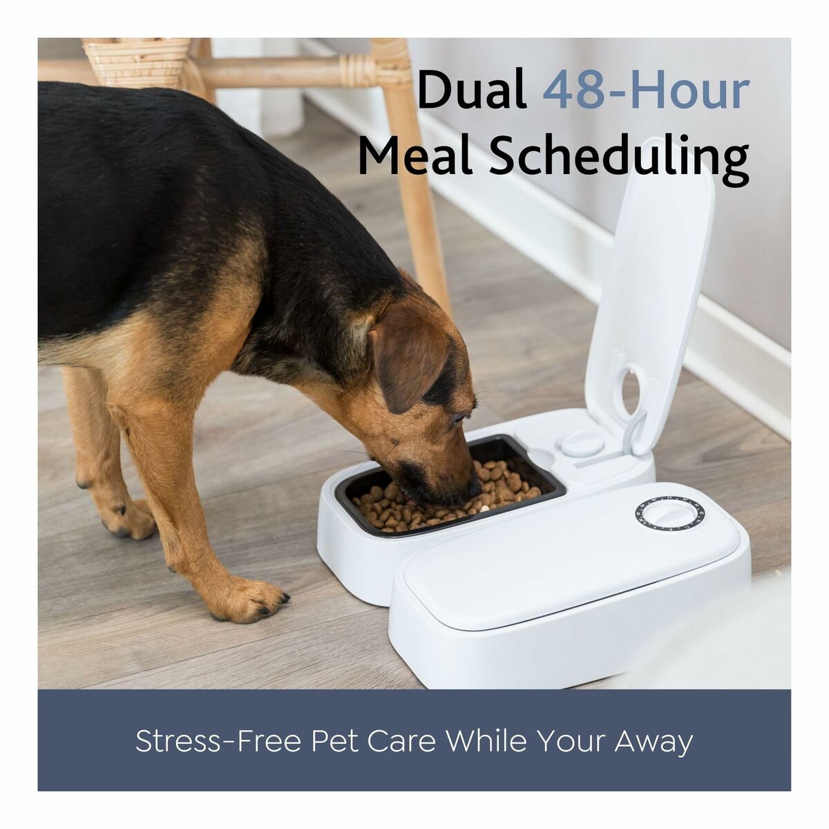 Comedero automático Trixie Blanco Negro Acrílico Plástico