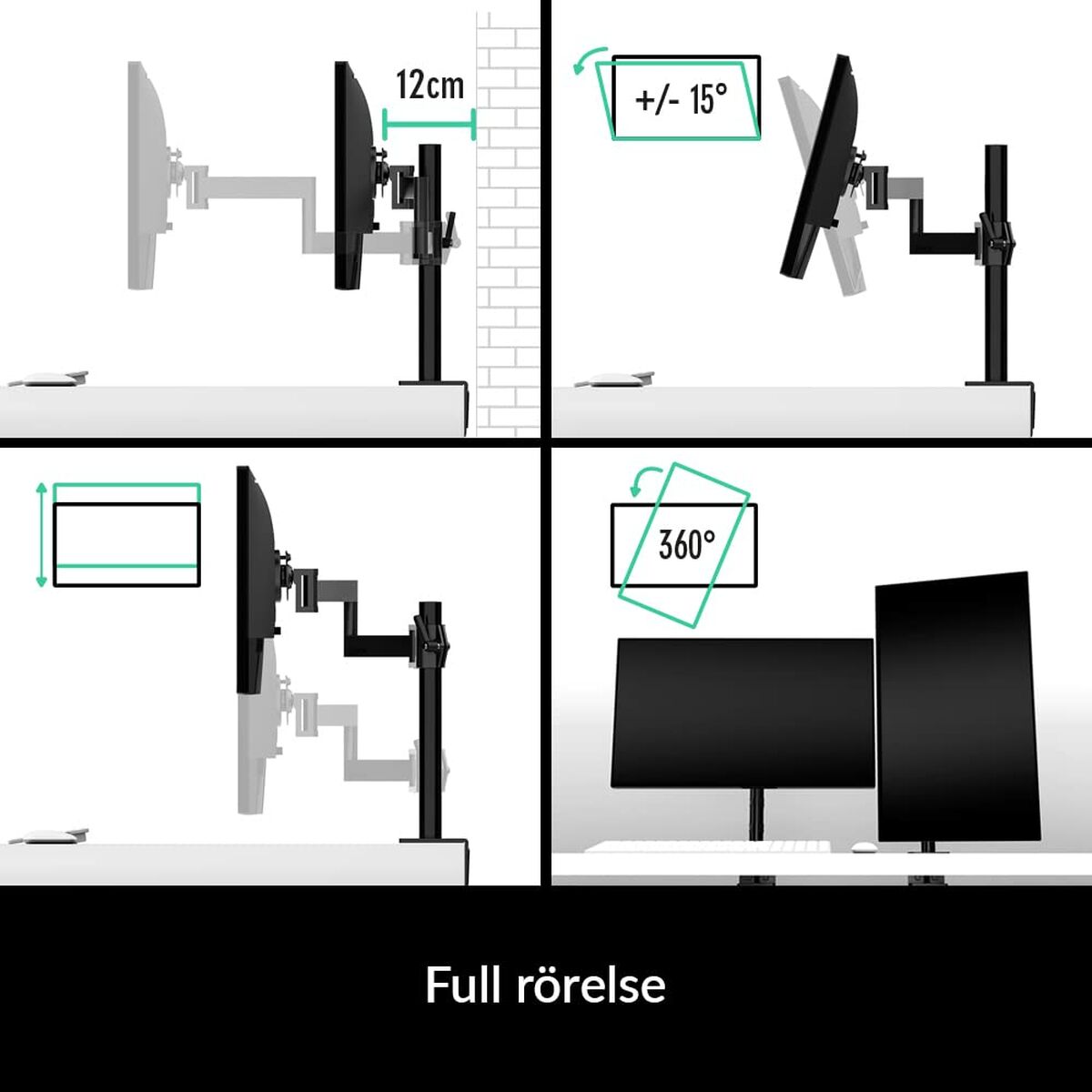 Soporte de Mesa para Pantalla Arctic AEMNT00061A 43" 40"